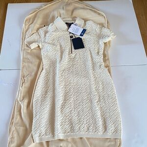 Louis Vuitton monogram flower toweling polo dress